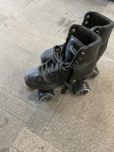 Used Impala ROLLERSKATES Senior Roller Quad Skates Black Senior 8 11614-S000234386