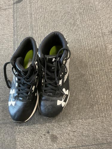 Used Under Armour BASBALL CLEATS BB/SB Cleats Black Junior 02 11614-S000234385