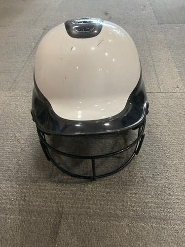 Used RIP-IT SOFTBALL HELMET W/MASK Batting Helmet w/Mask Black M/L 11614-S000234340