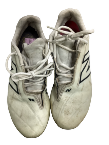 Used New Balance LAX Cleats Mens White Senior 8 11613-S000180140