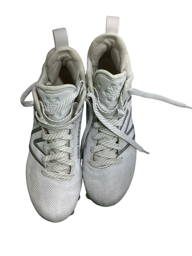 Used New Balance LAX Cleats Mens White Senior 4 11613-S000180139
