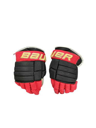 Used Bauer HOKEY GLOVES Senior Gloves Black 13" 11613-S000180103