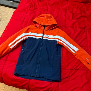 Red Men's Adult Medium J.Lindeberg Jacket (Used)