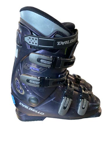 Used Dalbello DUOFLEX Womens DH Ski Boot Purple 270 MP - M09 - W10 11883-S000160073