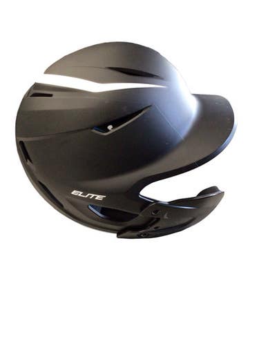 Used Easton ELITE 6 1/2 - 7 1/8 W/ JAWGUARD Batting Helmet No Mask Black MD 11760-S000090503