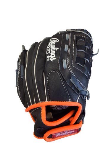 Used Rawlings SURE CATCH  - VERLANDER BB/SB Glove RH Throw Black 11" 11760-S000090505