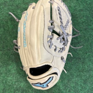 White Mizuno Classic Elite RH Softball Glove 12.5" (Used)