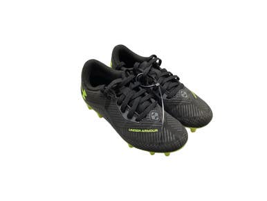 Used Under Armour Soccer Cleats Black Junior 01.5 11347-S000267119