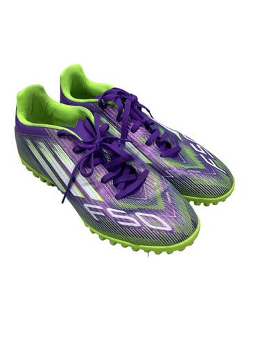 Used Adidas Soccer Turf Shoes Purple Senior 9 11347-S000267021