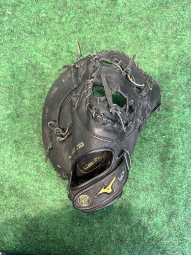 Black Mizuno Power Close RH First Base Baseball Glove 12.5" (Used)
