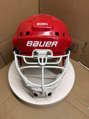 VINTAGE RED WINGS CHRIS OSGOOD COOPER SK2000 LARGE HOCKEY HELMET *** LAST ONE ***