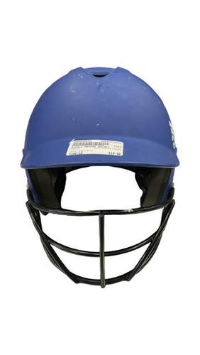 Used Adidas ADIDAS HELMET Batting Helmet w/Mask Royal Blue LG 11859-S000030152