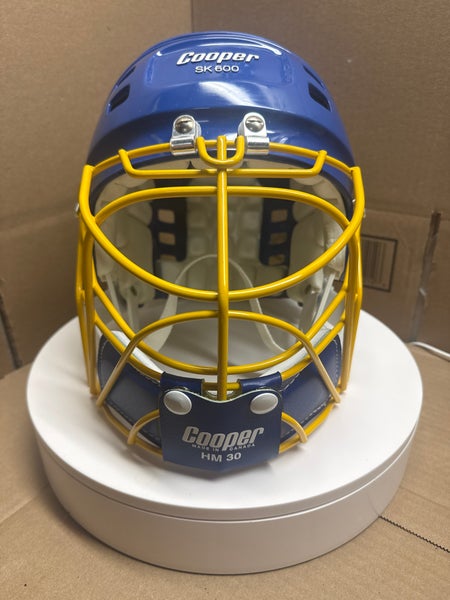 VINTAGE 19 YEAR OLD #2 HASEK TESLA PARDUBICE CZECH HOCKEY HELMET GOALIE MASK COMBO