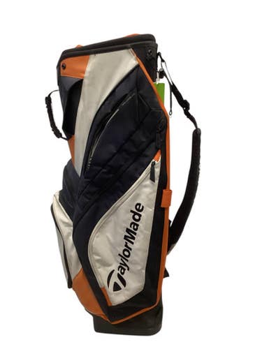 Taylormade Mens Cart Bag Black And Orange 11443-S000204649
