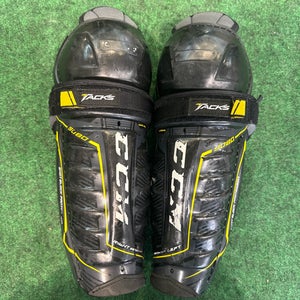 Junior CCM Tacks 9080 Shin Pads 11" (Used)