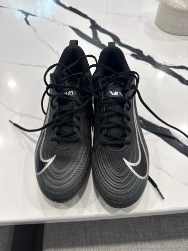 Black Unisex Size M 11.0 (W 12.0) Adult Nike Vapor Low Top (Used)