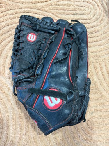 Black Wilson Uproar RH Baseball Glove 13" (Used)