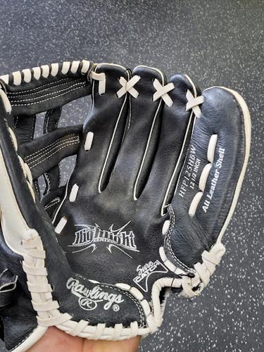 Used Rawlings HIGHLIGHT SERIES HFP125HBW BB/SB Glove RH Throw Black 12 1/2" 11849-S000038465