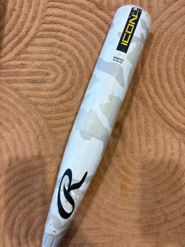2025 Rawlings Icon Composite Bat USSSA Certified (-8) Composite 23 oz 31" (Used)