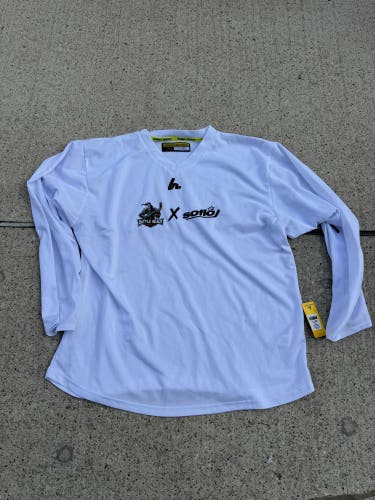 White Large SOFLO Adult Unisex Howies Jersey (New)