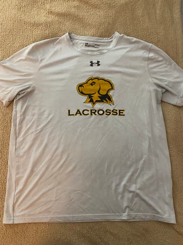 UMBC Lacrosse White Team Issued Large Shooting Shirt