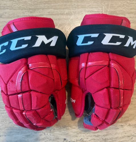CCM HG12XP Pro Stock Hockey Gloves 14" Devils 6465