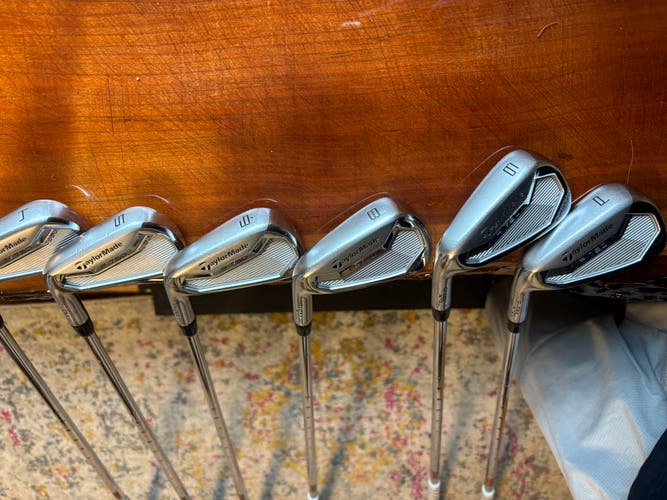 Men's TaylorMade P750 Tour Proto Left Hand Iron Set Stiff Flex (Used)