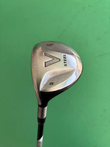 Men's TaylorMade V Steel 5 Wood LH Stiff Flex