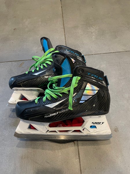 2021 True TF9 Hockey Goalie Skates Wide Width 9.5 (Used)
