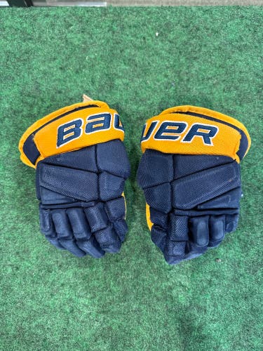Blue Junior Bauer Vapor Elite Gloves 10" (Used)