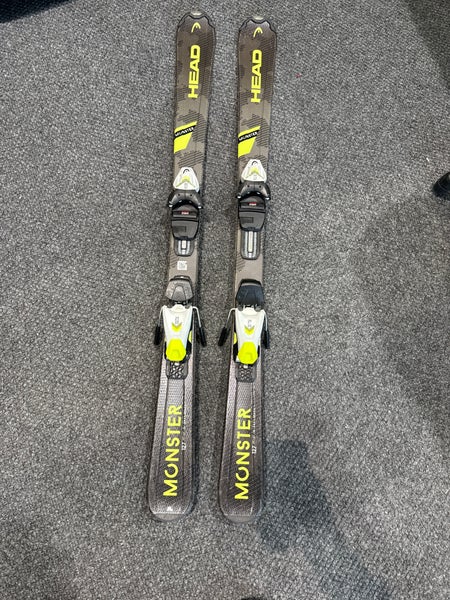 HEAD Monster 127 cm All Mountain Skis With Head SLR 7.5 AC GW Bindings (Used)