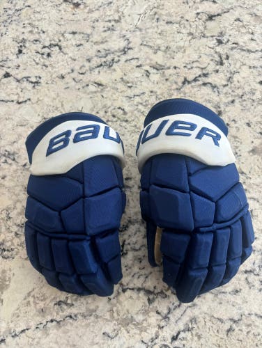 Bauer Supreme Mach Gloves 14" Pro Stock Toronto Maple Leafs