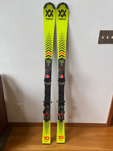 Racing 143 cm Volkl Racetiger SL Skis With Bindings (Used)