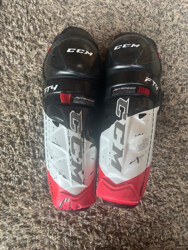 Junior CCM JetSpeed FT4 11" Shin Pads (Used)