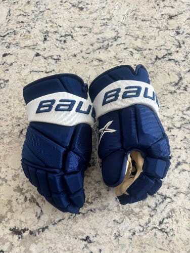 Bauer Vapor Hyperlite Gloves 15" Pro Stock Toronto Maple Leafs