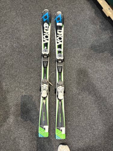 Volkl RTM Jr 130 cm Skis With Marker 4.5 Bindings (Used)