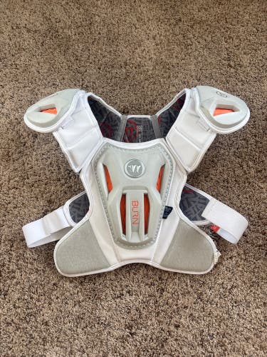 Large Adult Warrior Burn Shoulder Pads (Used) *MISSING LAYER OF PROTECTION FOR ARMS*