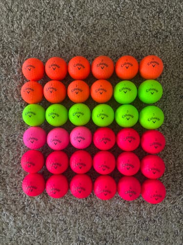 Callaway Supersoft Balls 36 Pack (3 Dozen) (Used)