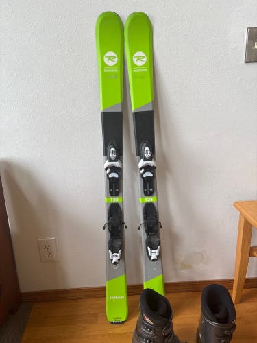 Rossignol Terrain 128 cm All Mountain Skis With Bindings (Used)