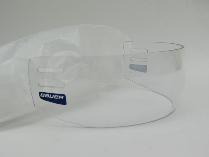 Bauer 55P Clear 3" Straight Small NHL Pro Stock Team Issued Hockey Helmet Visor