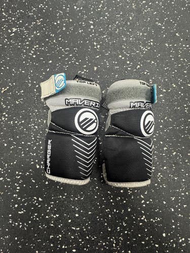 Used Maverik CHARGER Lacrosse Arm Pads/Guards Black XS 11849-S000038763
