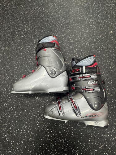 Used Dalbello A60 AERO Mens DH Ski Boot Grey 265 MP - M08.5 - W09.5 11849-S000038757