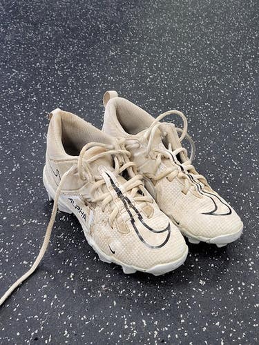 Used Nike ALPHA BB/SB Cleats White Junior 04 11849-S000038738