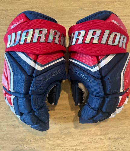 Warrior Alpha LX2 Pro, Pro Stock 13” Hockey Gloves Rivermen 6671