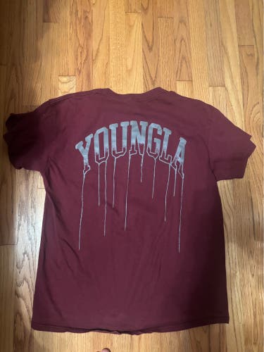 YoungLA Official W428 Drip Oversized Gym Tee Adult Size S Excellent Condition
