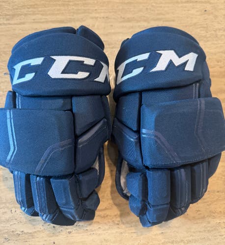 CCM HGQL Pro Stock Hockey Gloves 14” Navy Admirals 6693