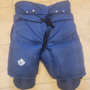 Used Pro Stock NHL SR Large Bauer Goalie Pants - Vesa Toskala Toronto Maple Leafs