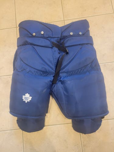Used Pro Stock NHL SR Large Bauer Goalie Pants - Vesa Toskala Toronto Maple Leafs