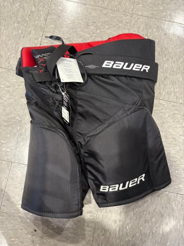 Black Junior Large Bauer Vapor X800 Lite Hockey Pants (New)
