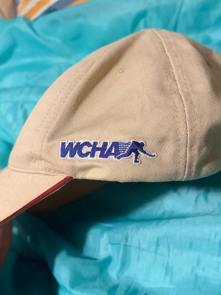 Men's One Size Fits All Gold Country UMN gophers hockey curved brim hat Autographed John Whipple